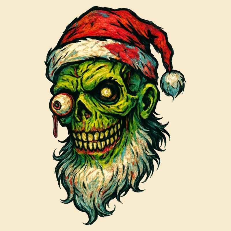 Zombie-Weihnachtsmann