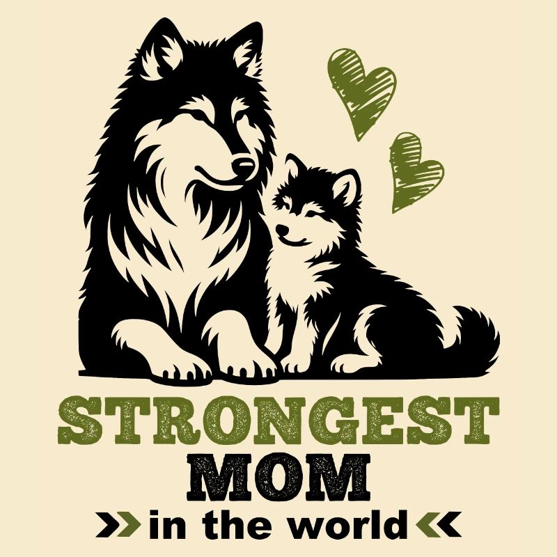 Starke Mama Wolf Beste Mama Geschenk Mutter Kind