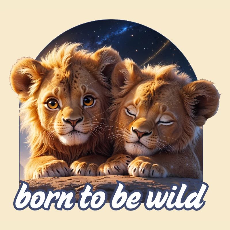 Deux petits lions