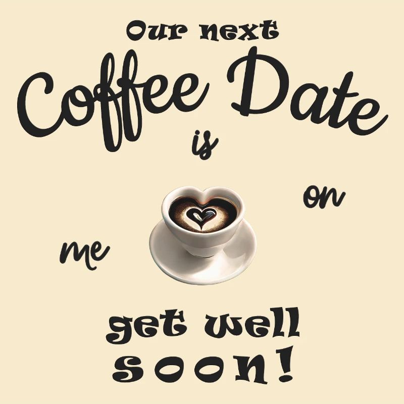 Get well soon! Voucher coffee