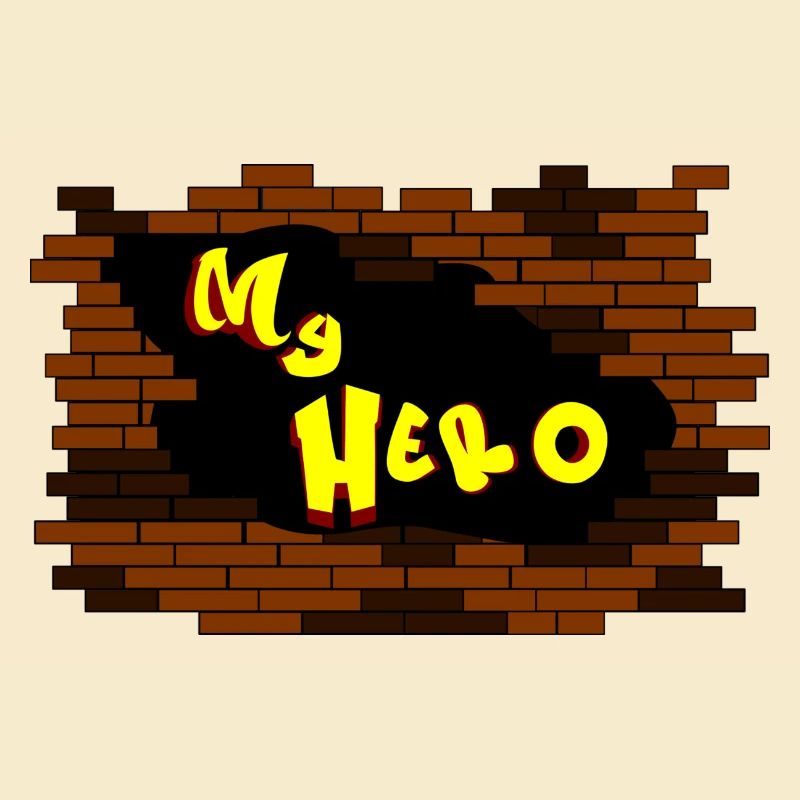 MON HÉROS graffiti