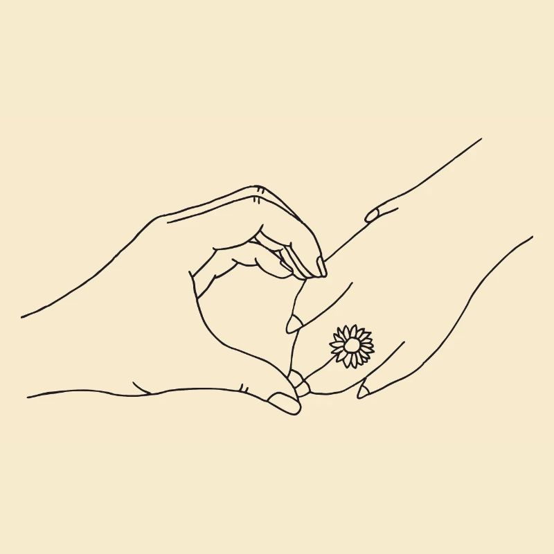 Hand mit Pfote