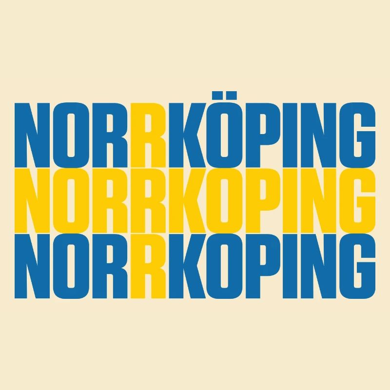 Norrköping Suède Drapeau