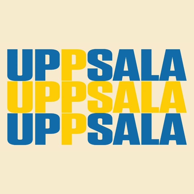 Uppsala Suède Drapeau