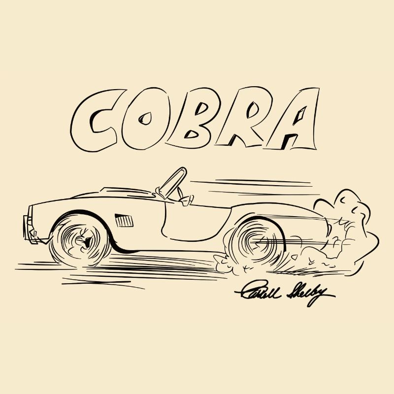 AC Cobra Comic Legende Geschenk