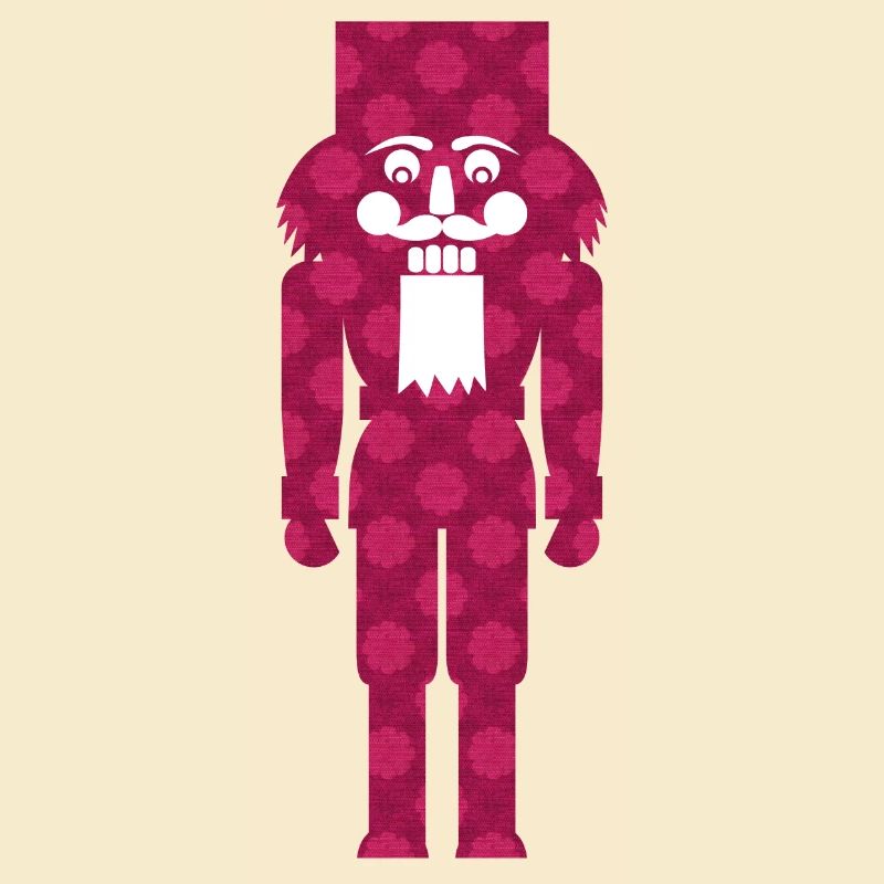 Nutcracker Christmas Decoration Texture Pattern