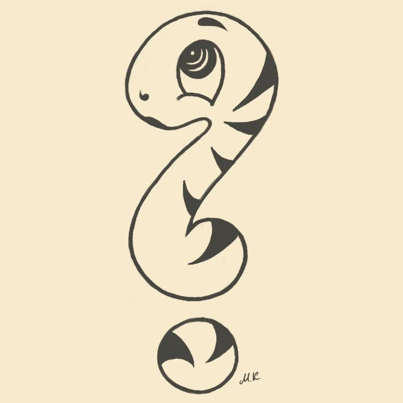 Question mark snake