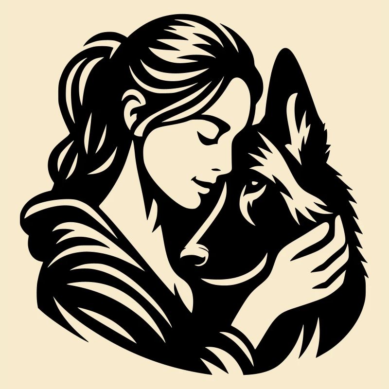 Malinois Mom - conception vectorielle dogmom