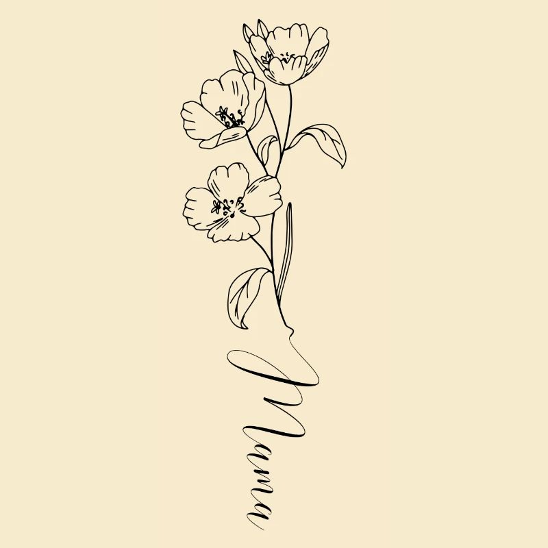 Lys fleur de naissance - symbole de mai