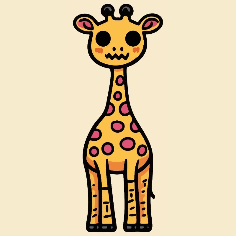 Giraffe Halloween Zombie