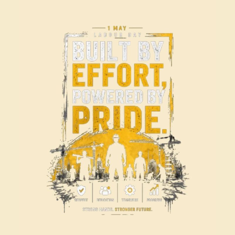 Built by Effort, Powered by Pride labord day