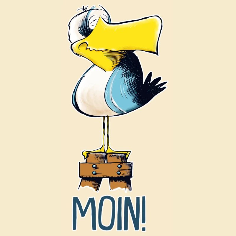 lustige Moin Moewe