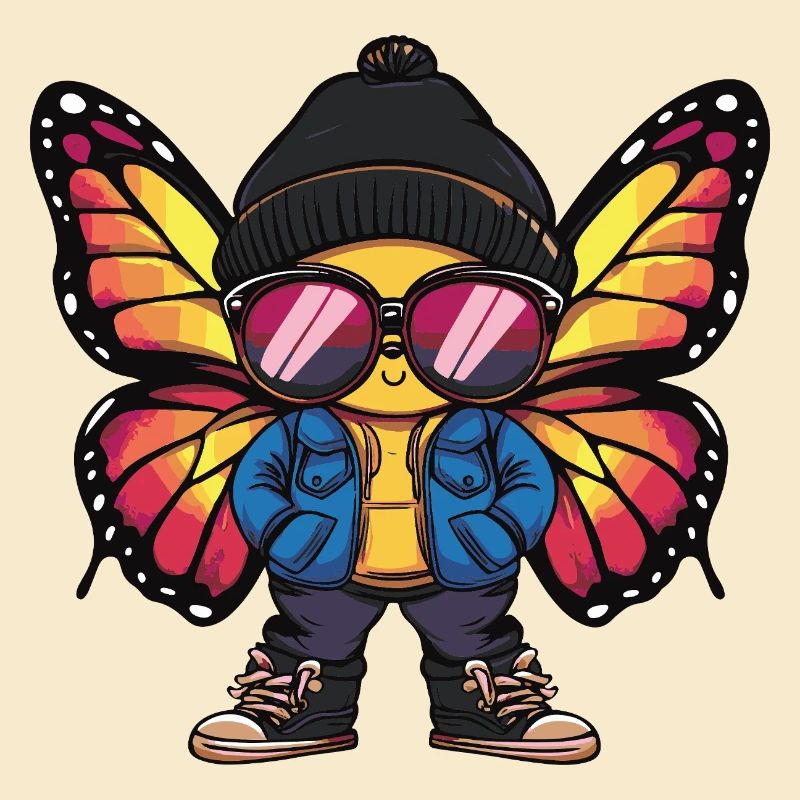 Butterfly Cool Comic