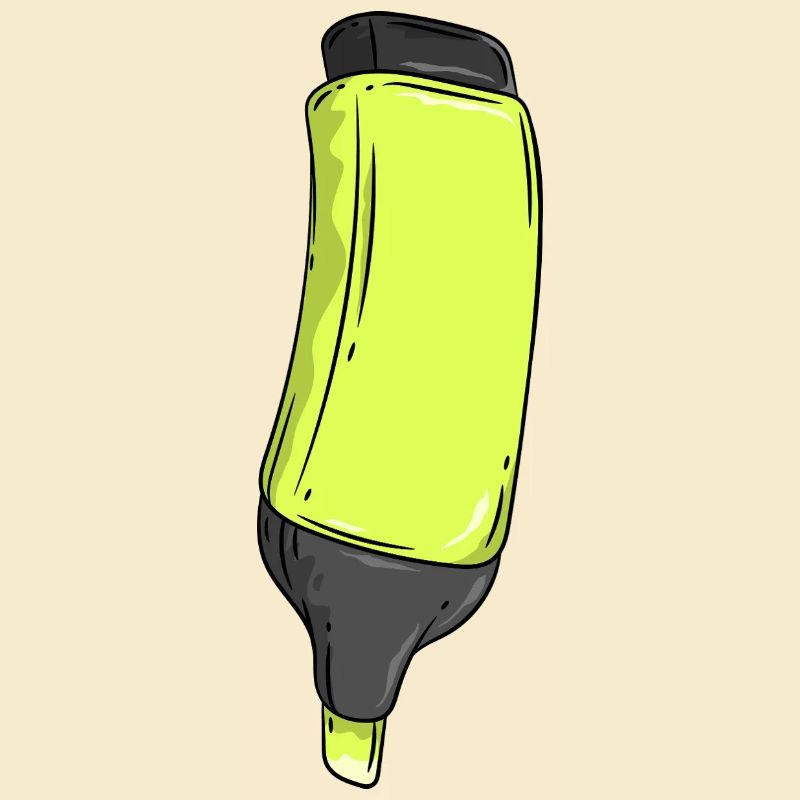 Textmarker Illustration