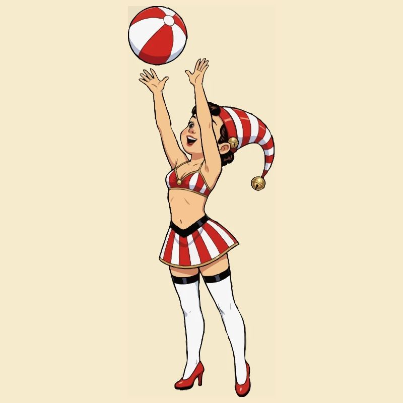 Leprechaun-Mädchen mit Ball