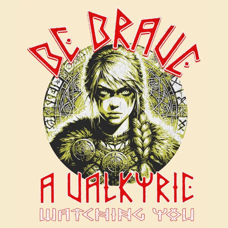 Be brave a Valkyrie is watching you