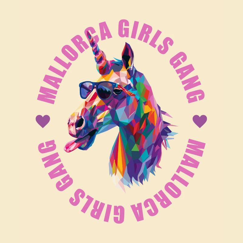 Mallorca Mädchen Gang Team Einhorn