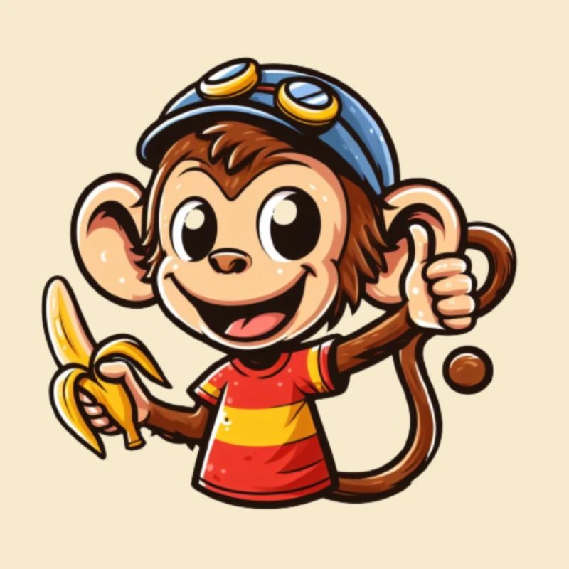 Cartoon Monkey 1