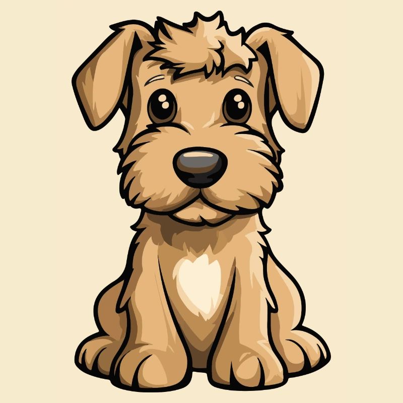 Airedale Terrier Chien Comique Bébé