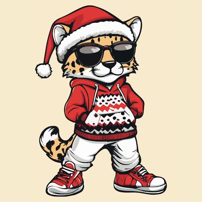 Noël guépard Noël laid