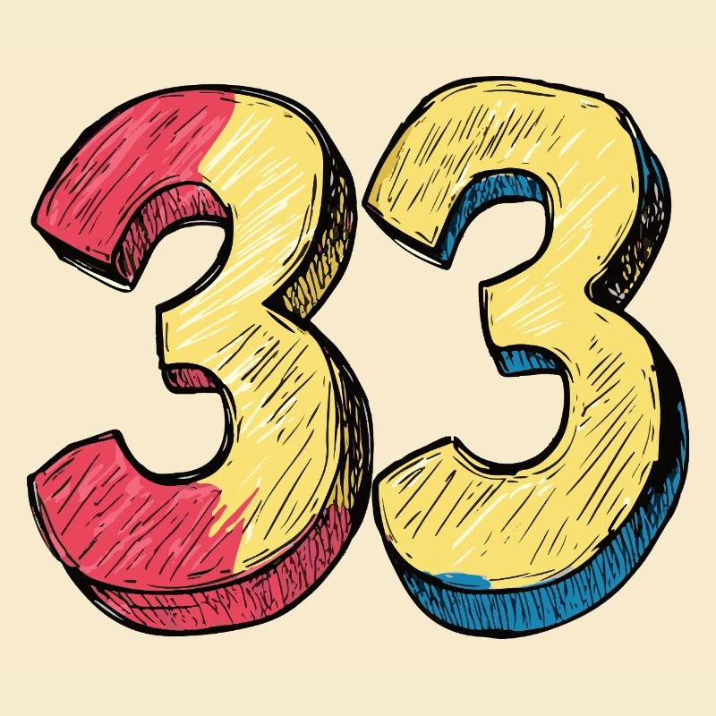 33 Symbole numérique