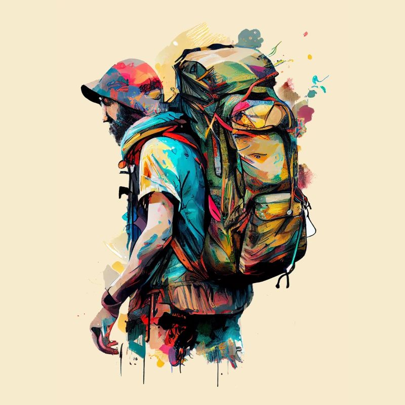 Graffiti Backpacker Design