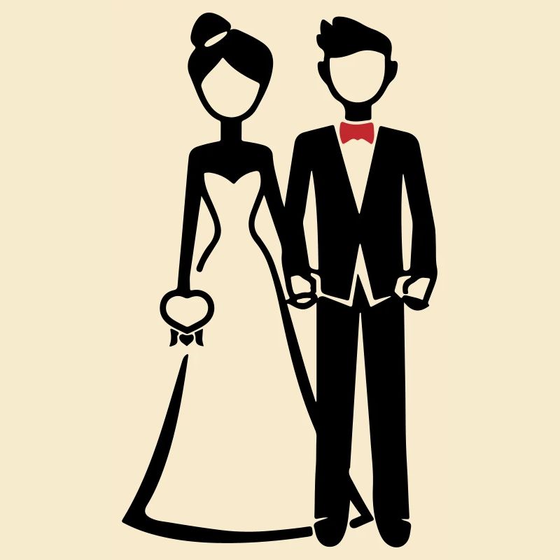 Bride and groom bride