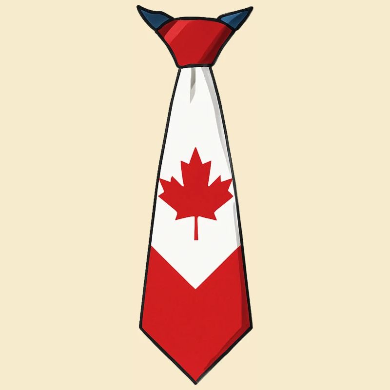 Cravate Canada – Drapeau