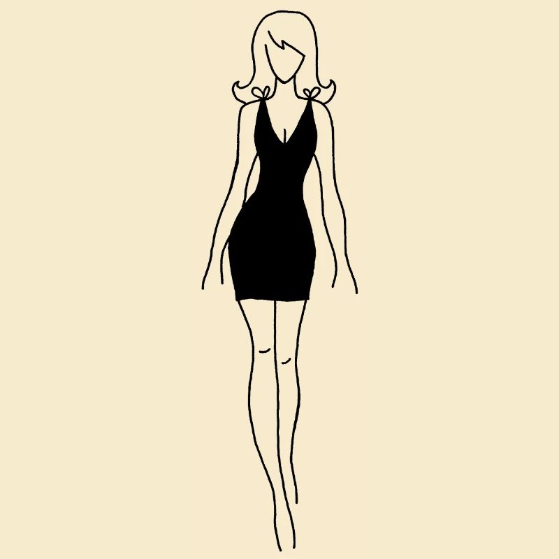 Das schwarze Kleid