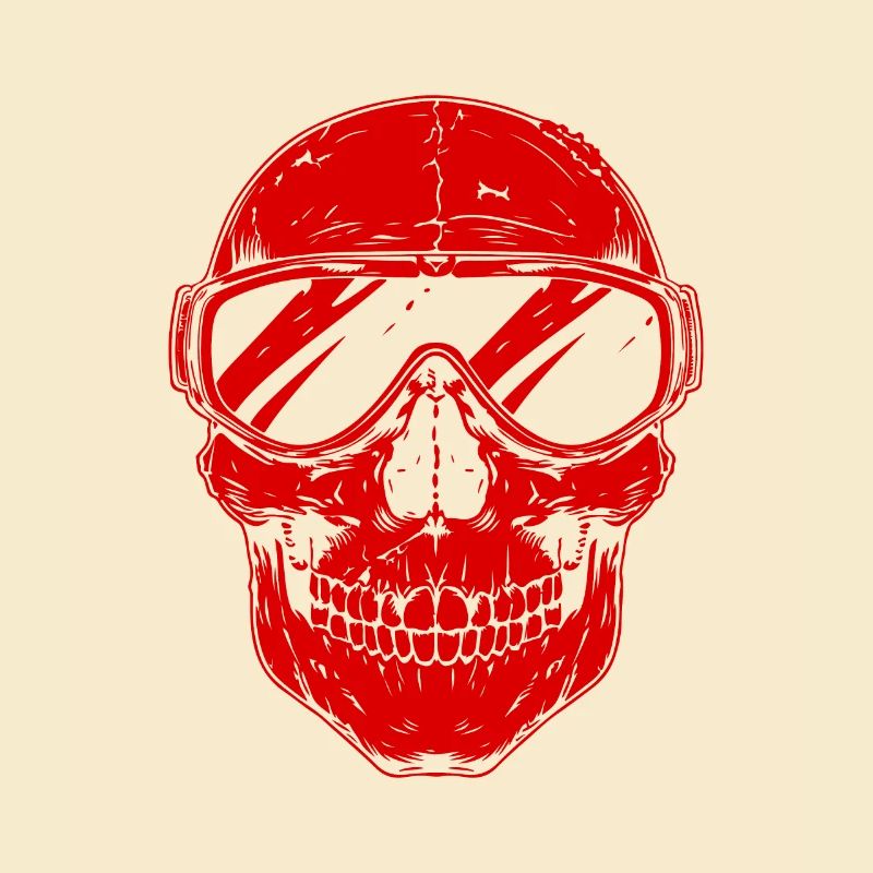 Ski Masque de ski Skull