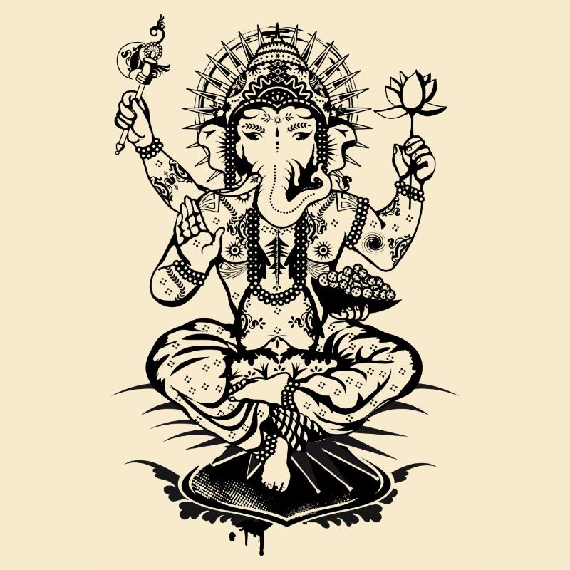 Ganesh, a god with an elephant head