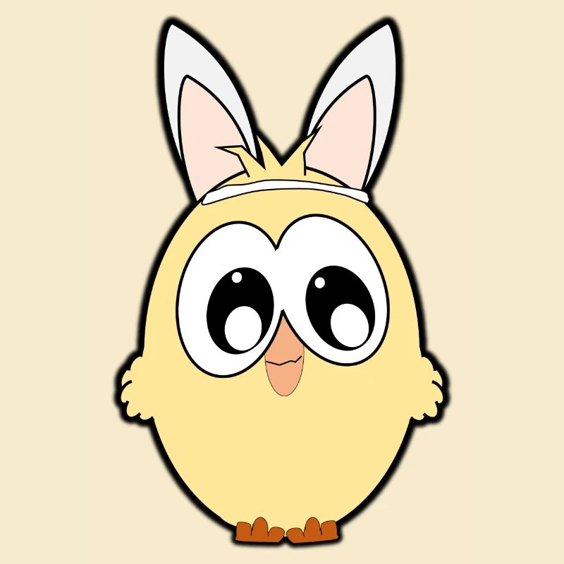 Poussin Lapin Rabbit chick Easter Pâques