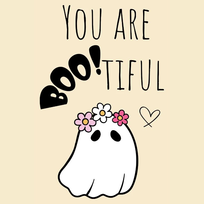 Halloween Ghost « Vous êtes Bootiful » bande dessinée noir