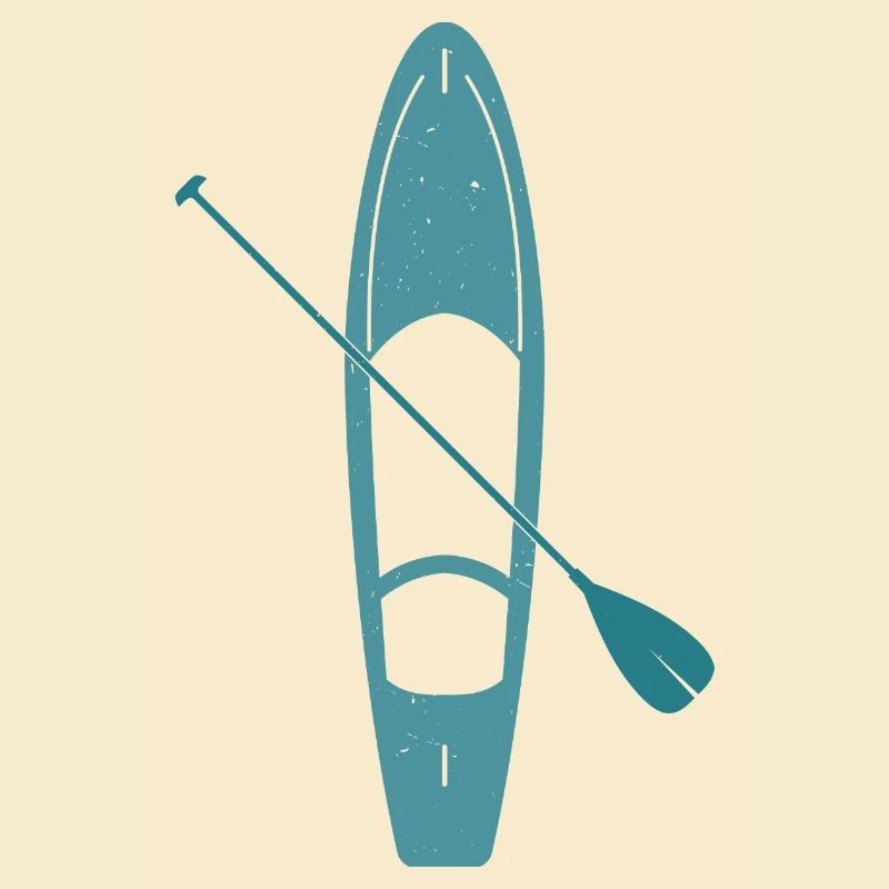 Standup Paddleboard Silhouette
