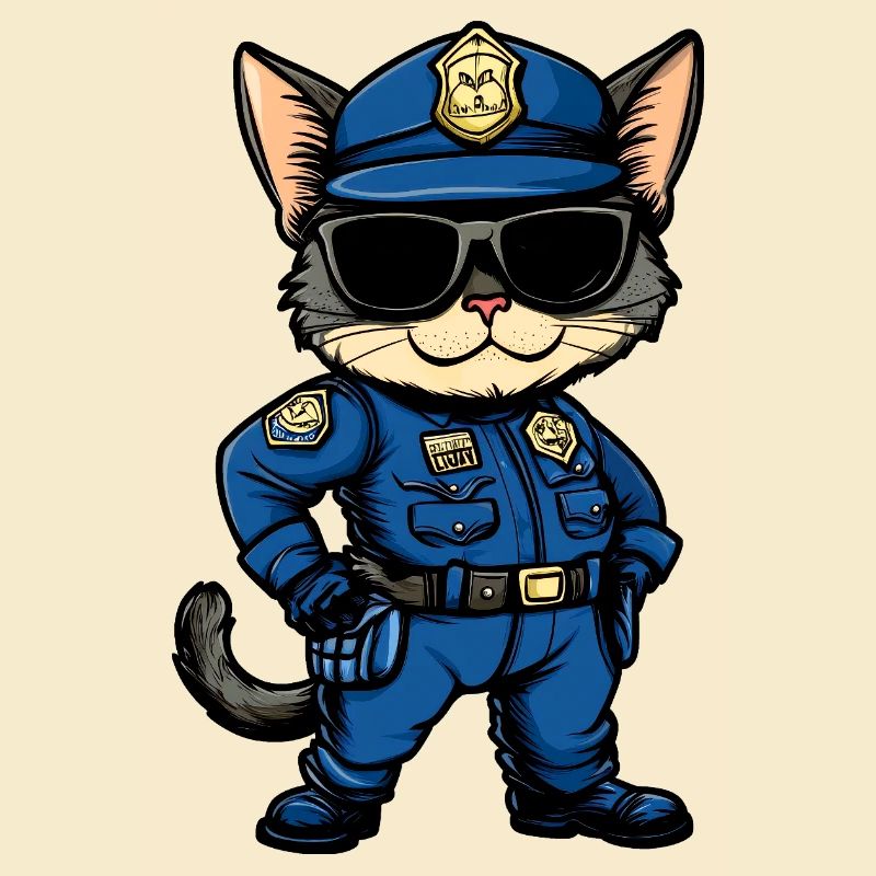 Polizei Katze