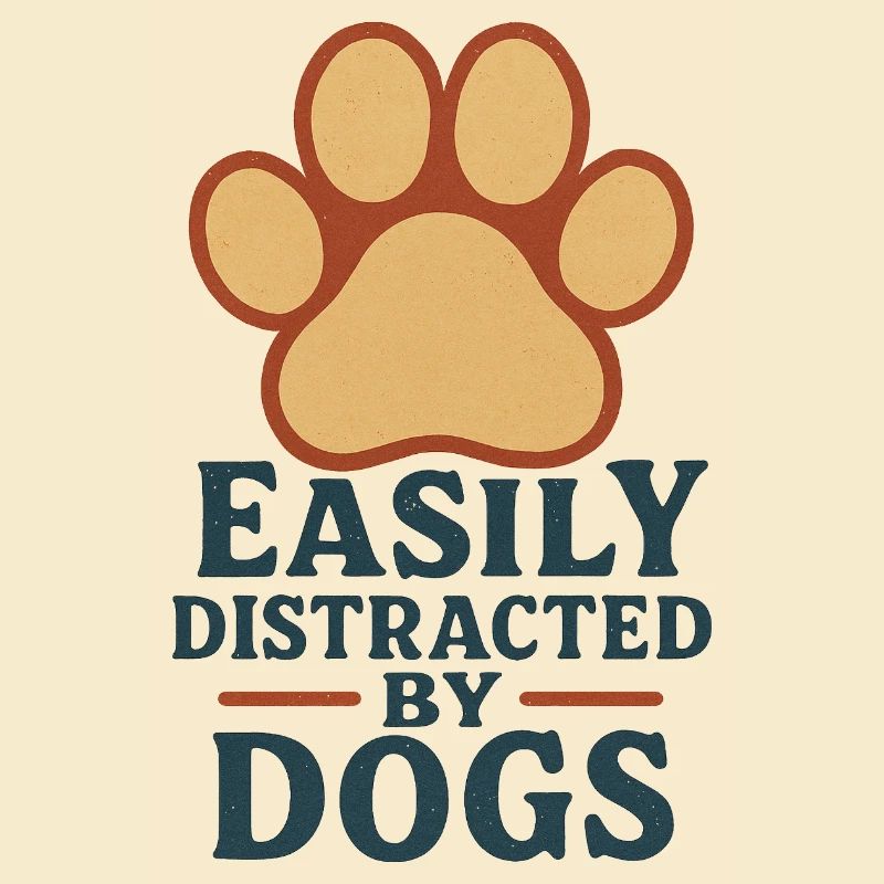 Facilement distrait par les chiens