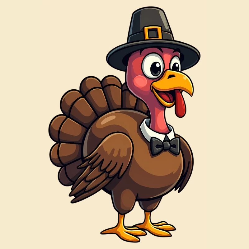 Thanksgiving Drôle Dinde de Thanksgiving