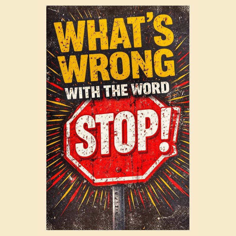 What's Wrong With The Word STOP