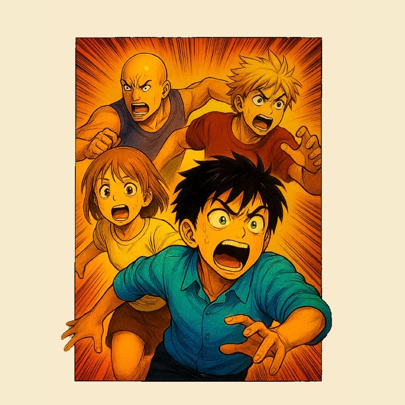 Groupe de course Aventure Manga