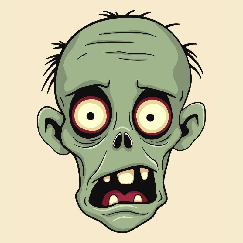 Dumb Zombie With Missing Teeth