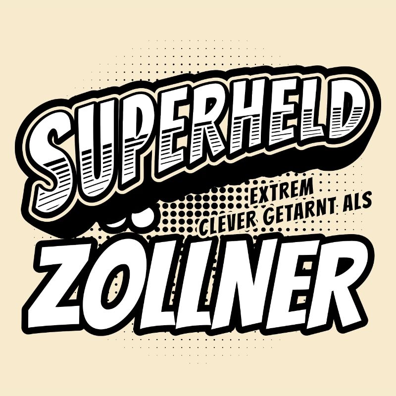 Superheld, clever getarnt als Zöllner