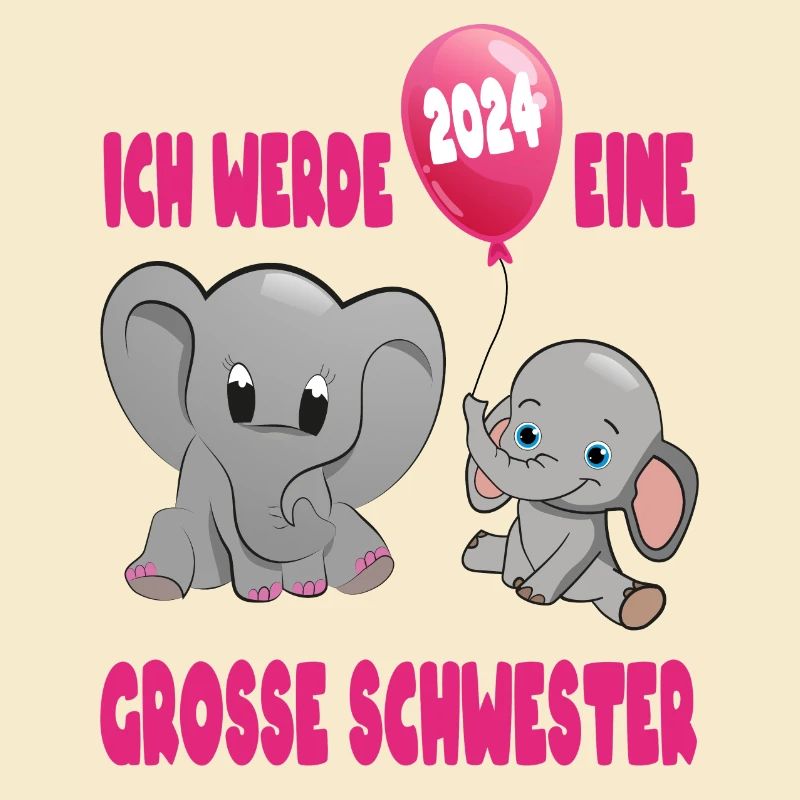 Ich werde eine große Schwester 2024