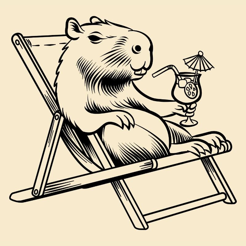 Don't worry be Cappy - Capybara - Urlaub