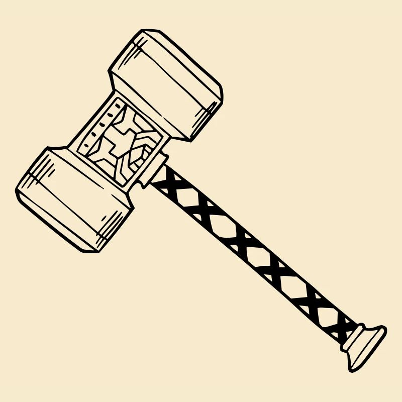 Dwarf Battle Hammer