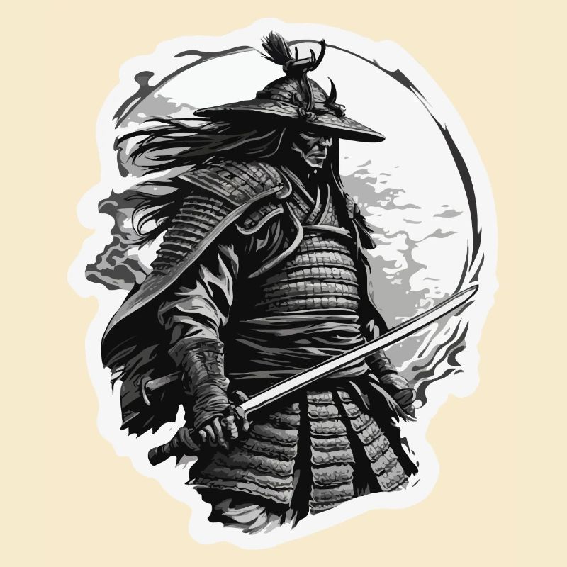 Samurai / Japanisch / Harakiri / Katana / Mann