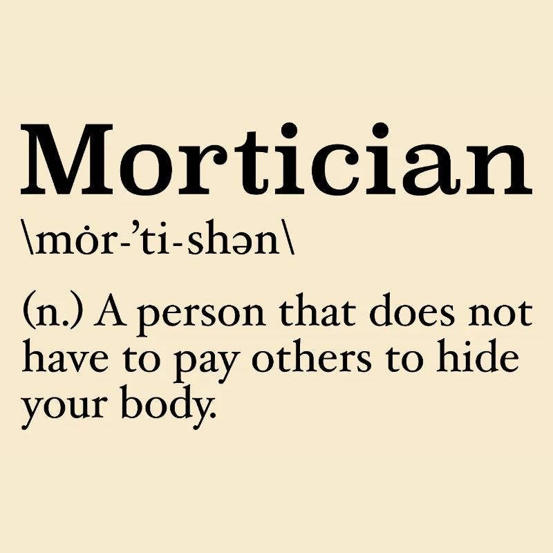 Bestatter Definition Studentin der Leichenkunde