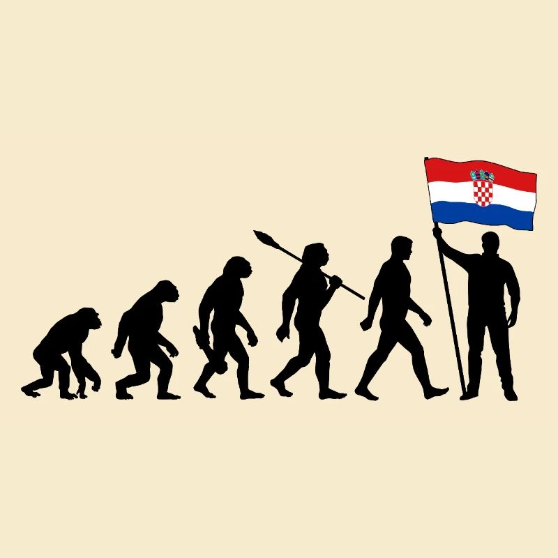 Kroatien - Evolution - Flagge - Nation