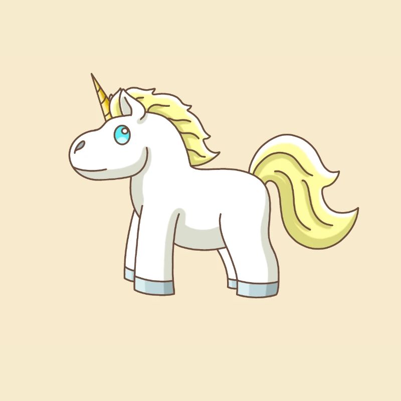 Süßes kleines Einhorn