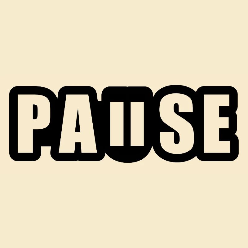 Bouton pause-pause-pause