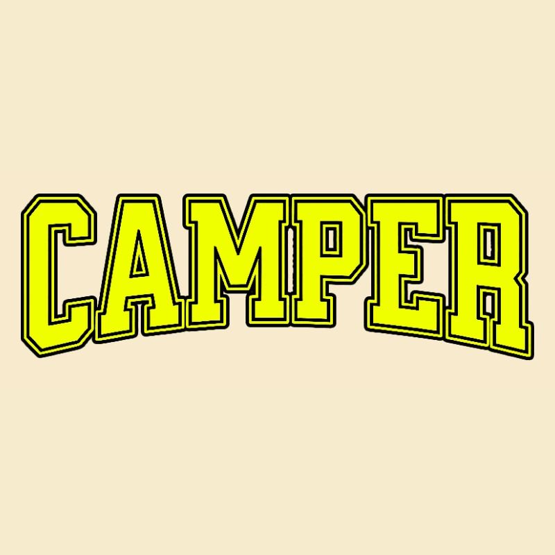 CAMPER Style Rétro Varsity